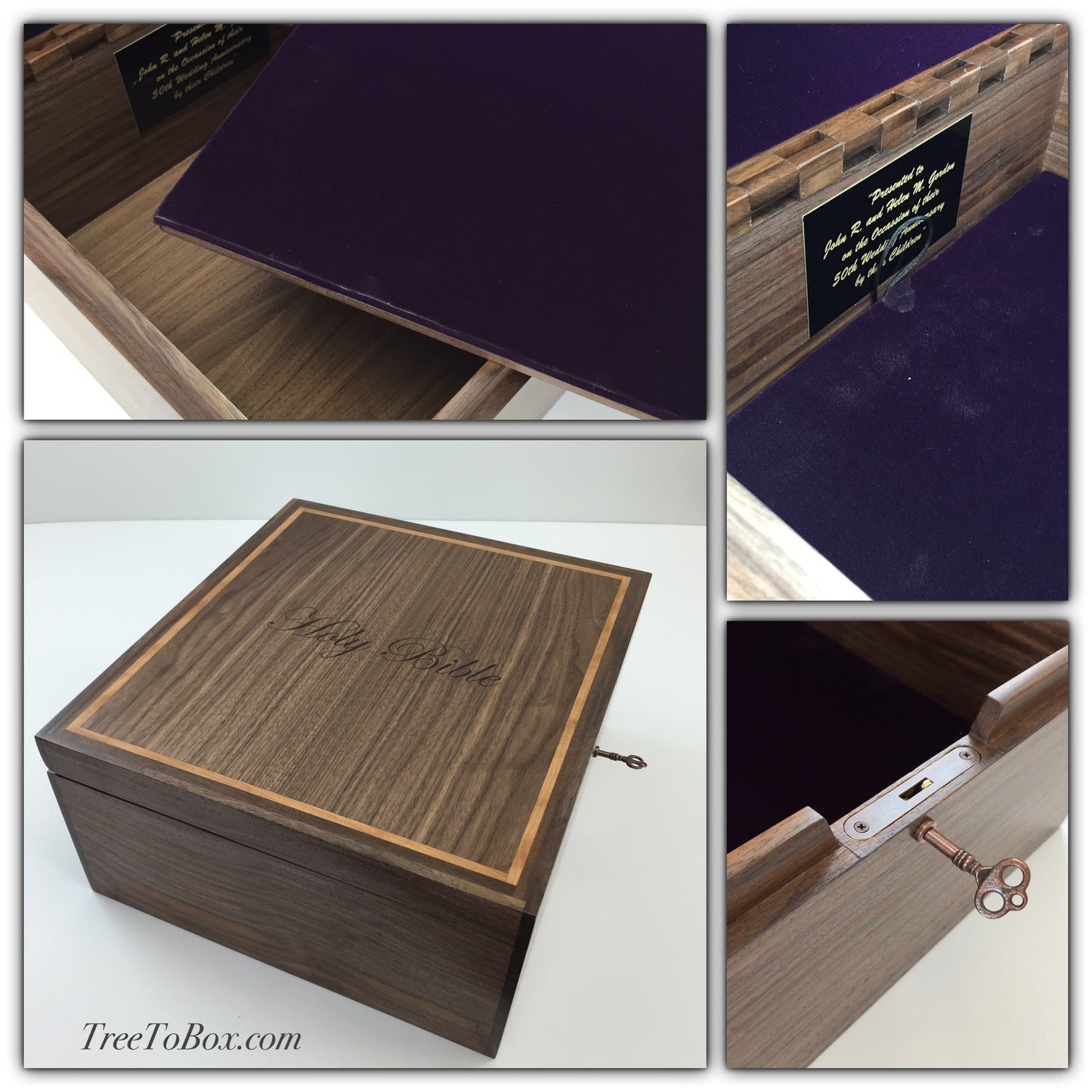 Design your Custom wooden Bible box here - TreeToBox