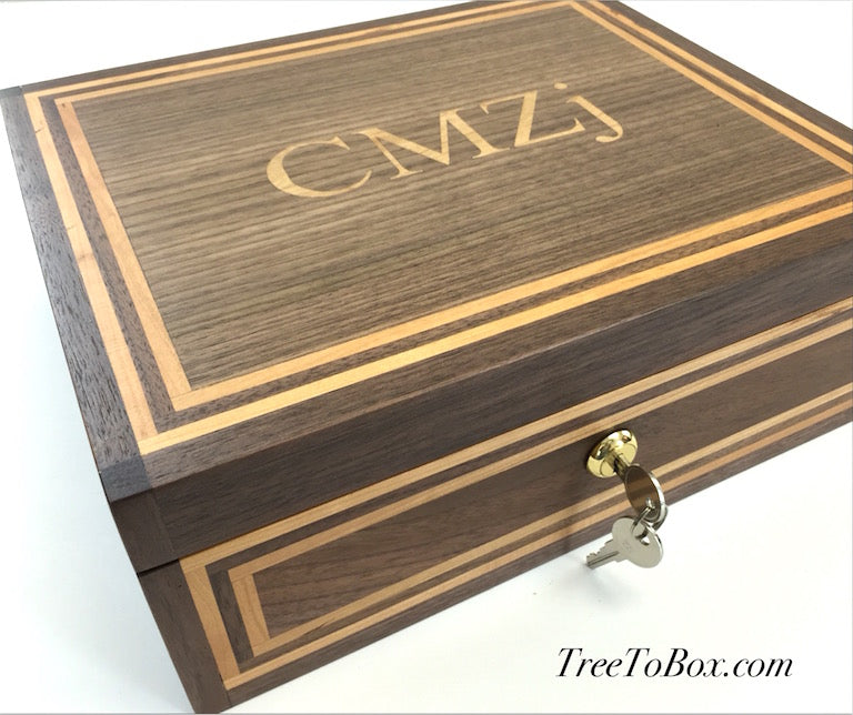 Wooden letter box - TreeToBox