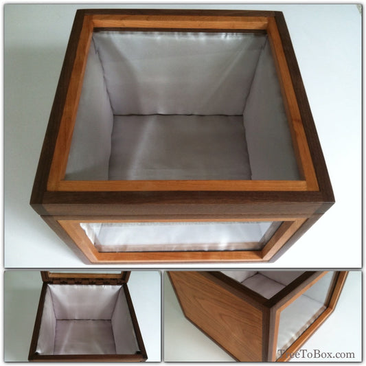 Wooden Military Hat Box - TreeToBox