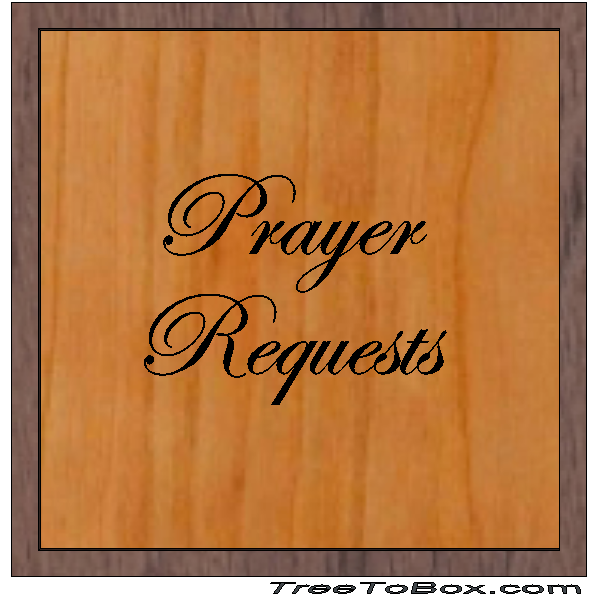 Wooden Prayer box with Three Crosses - TreeToBox