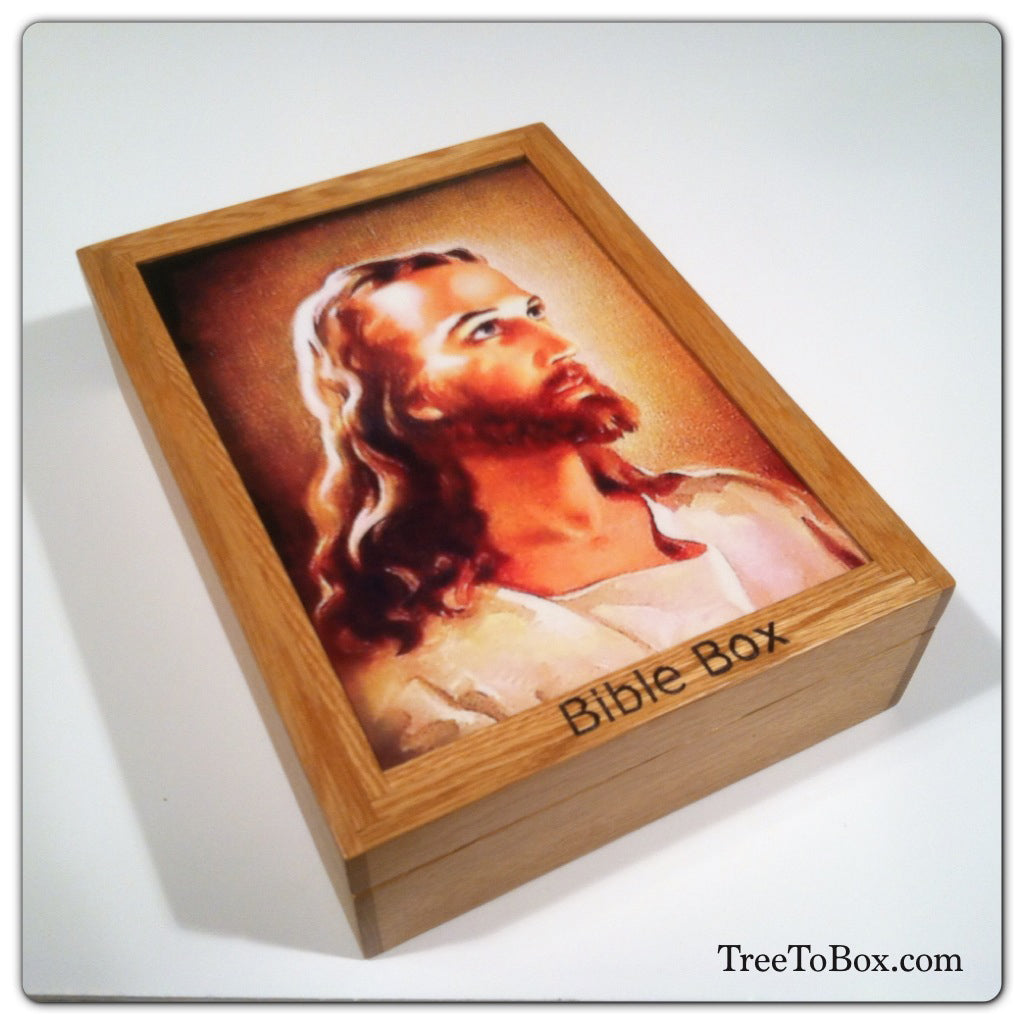 Design your Custom wooden Bible box here - TreeToBox