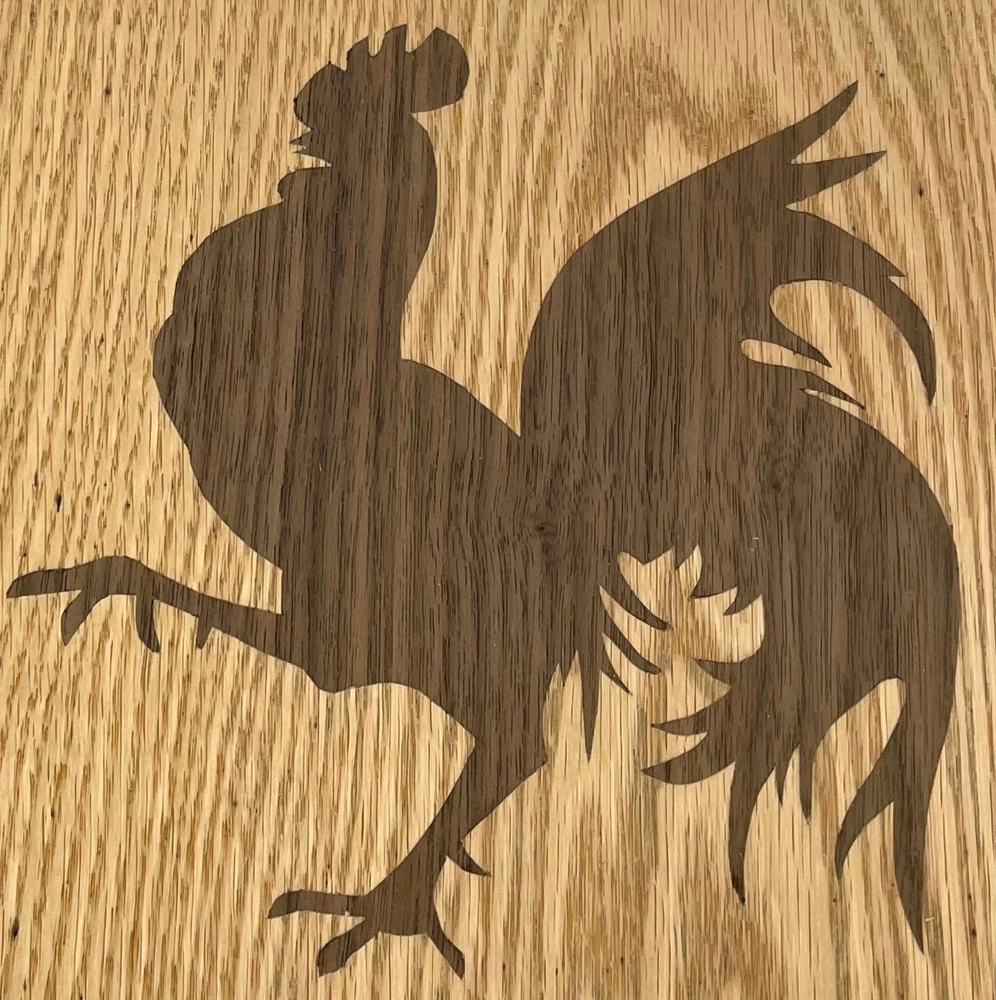 Available now Rooster inlay