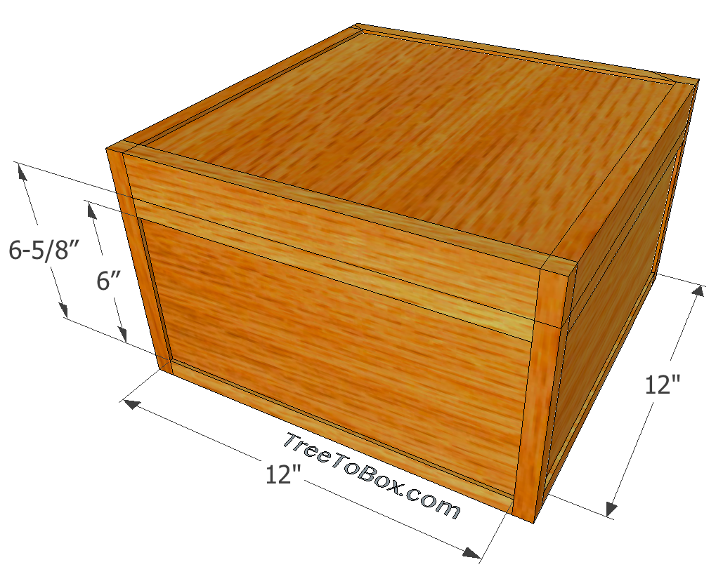 Plans for USCG Wooden Hat Box - TreeToBox