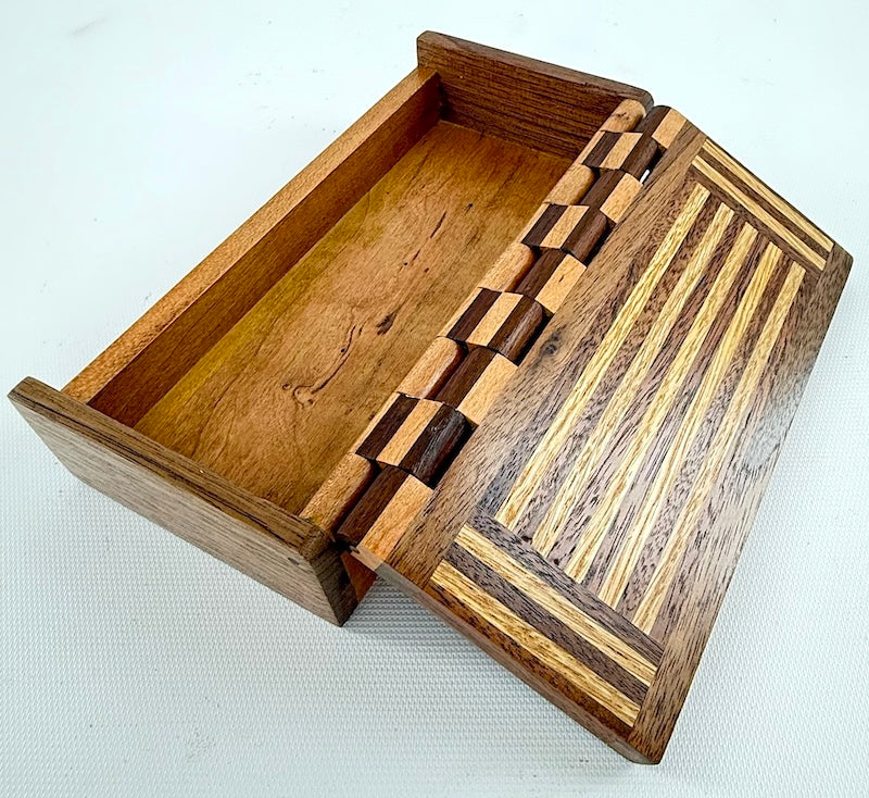 Available now small double spline wooden box (ships in 1-2 weeks)