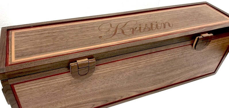 Custom Hand Made Wooden Keepsake box