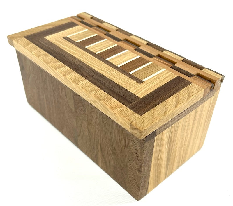 Available now Custom wooden 2 hinged lid box - TreeToBox