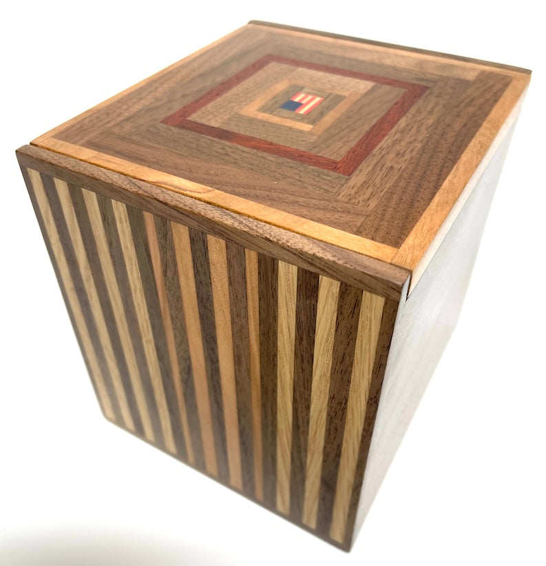 Available Now Wooden Flag box - TreeToBox