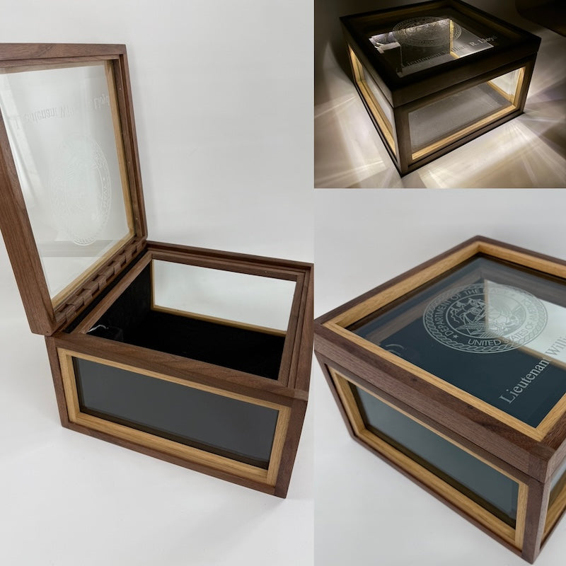 Available now Wooden Hat Box