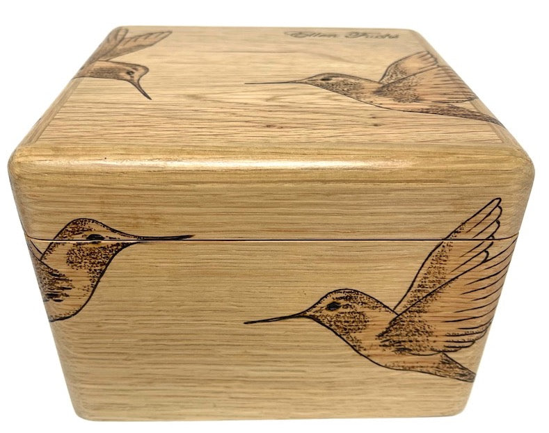Heirloom wooden Recipe box (Base price shown) - TreeToBox