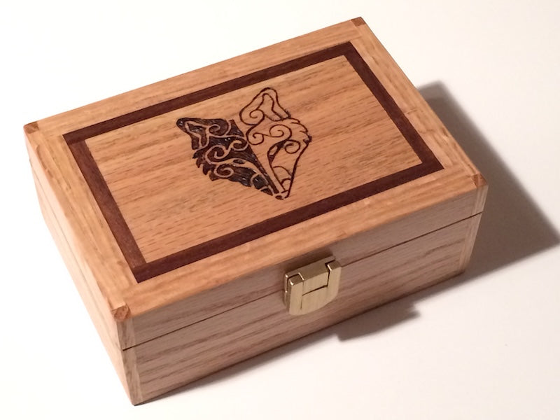 Custom wooden playing card box (Base price shown) - TreeToBox