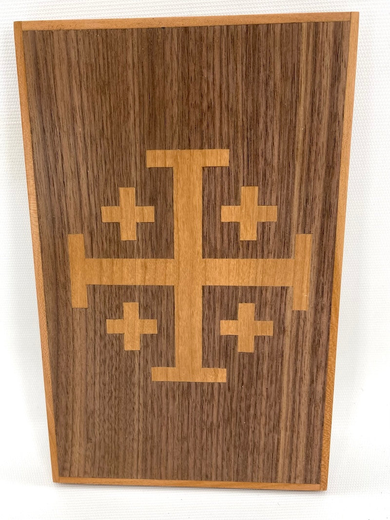 Available now Inlaid Jerusalem cross - TreeToBox