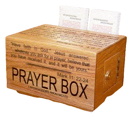 Wooden Prayer box with spindle stand - TreeToBox