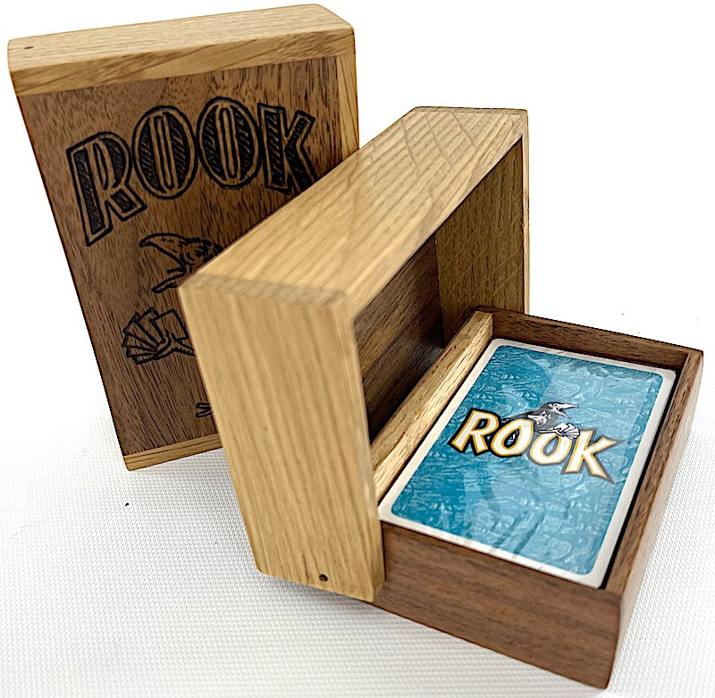 Available now wooden Rook card box - TreeToBox