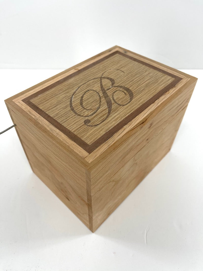 Available Now wooden Recipe box - TreeToBox