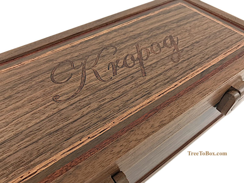 Custom wooden keepsake box