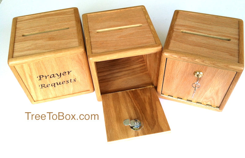 Custom Wooden Prayer box<p><h5><span style="color: #2b00ff;">(Base price shown) - TreeToBox