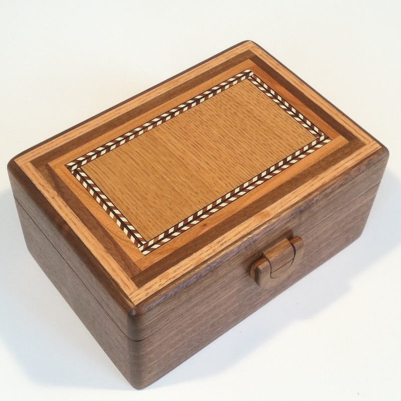Custom wooden box wooden latch - treetobox