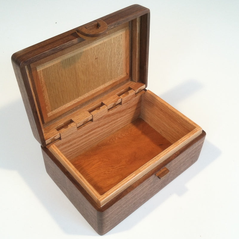 Custom wooden box wooden hinge - treetobox