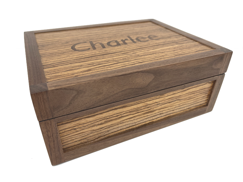 Custom wooden letter box