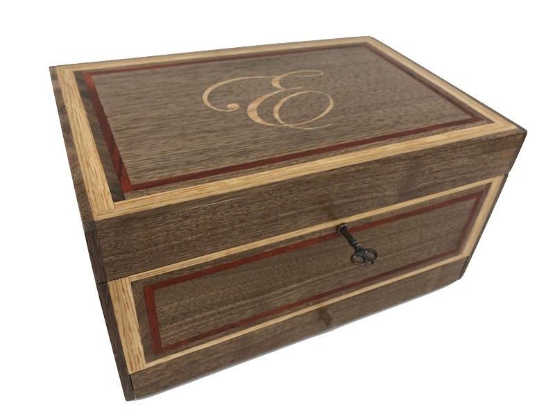 Custom wooden Recipe box