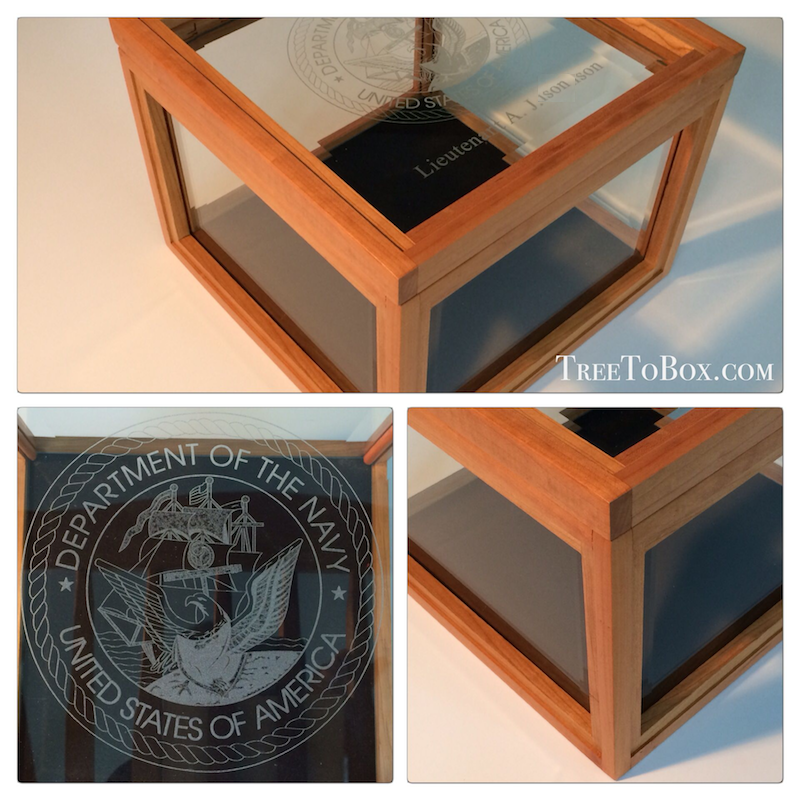 Department of the Navy hat box - TreeToBox