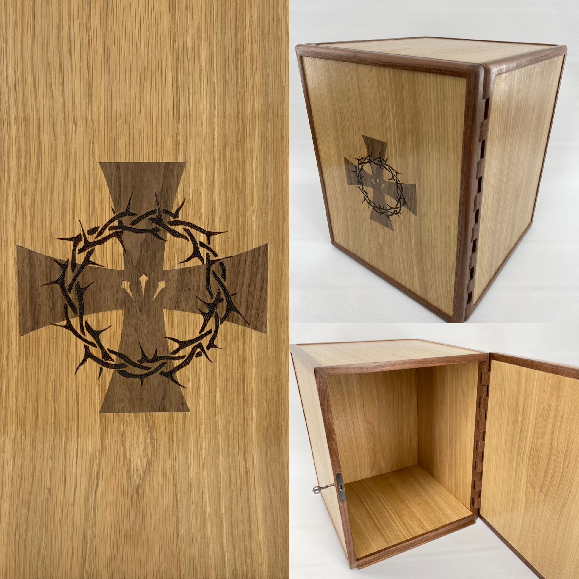 Wooden Tabernacle<p><h5><span style="color: #2b00ff;">(Base price shown) - TreeToBox