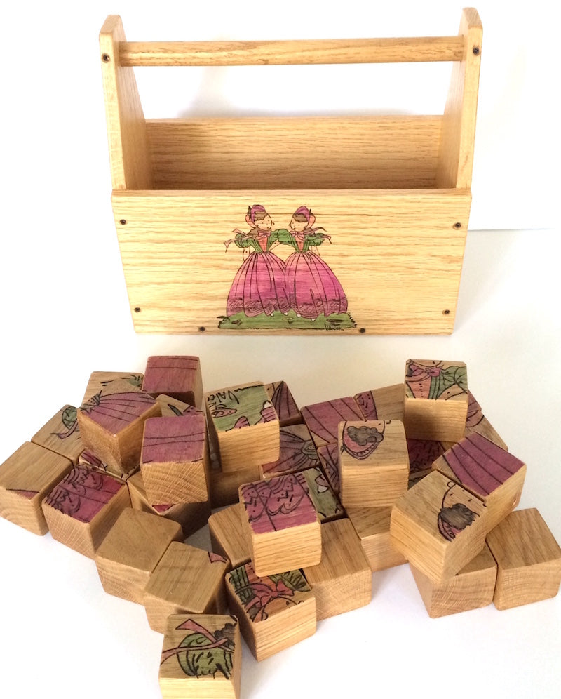 Custom wooden ABC blocks & box - TreeToBox