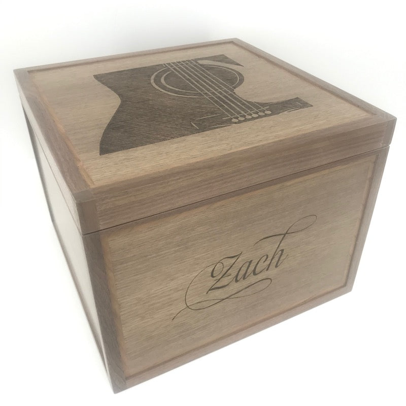 Custom wooden memory box