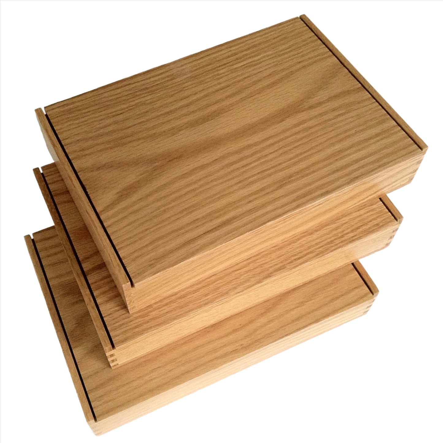 Oak box 10-3/8" x 6-5/8" x 1-3/8" - TreeToBox