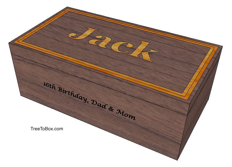 Custom wooden box - TreeToBox