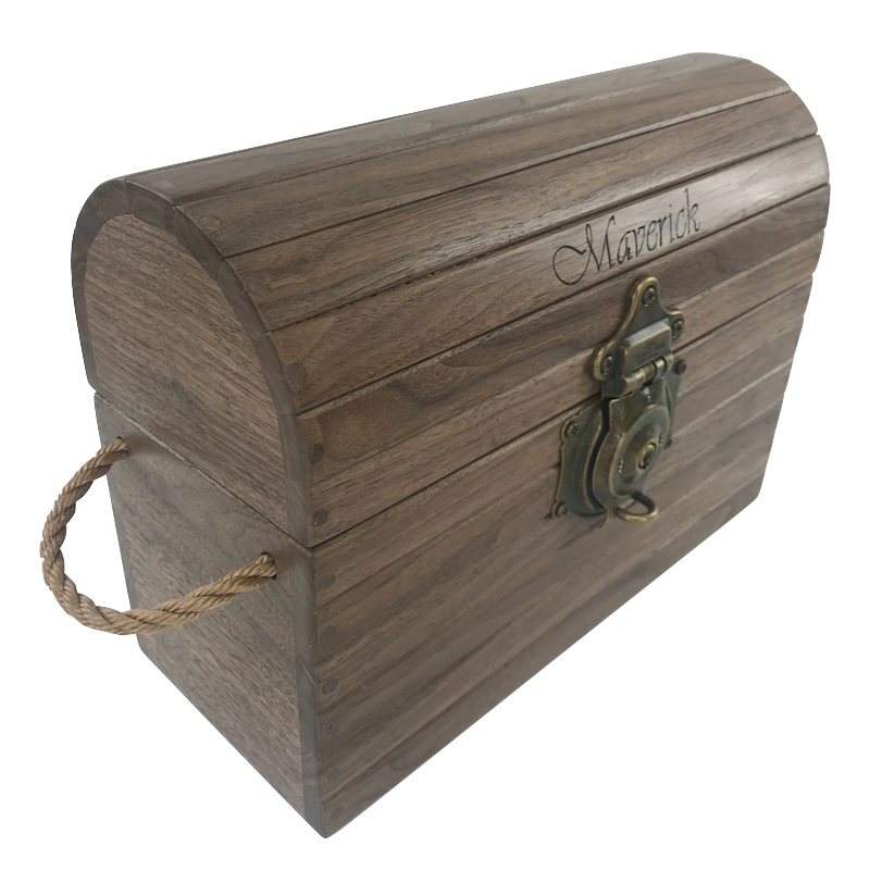 Wooden Treasure Chest (Base price shown) TreeToBox