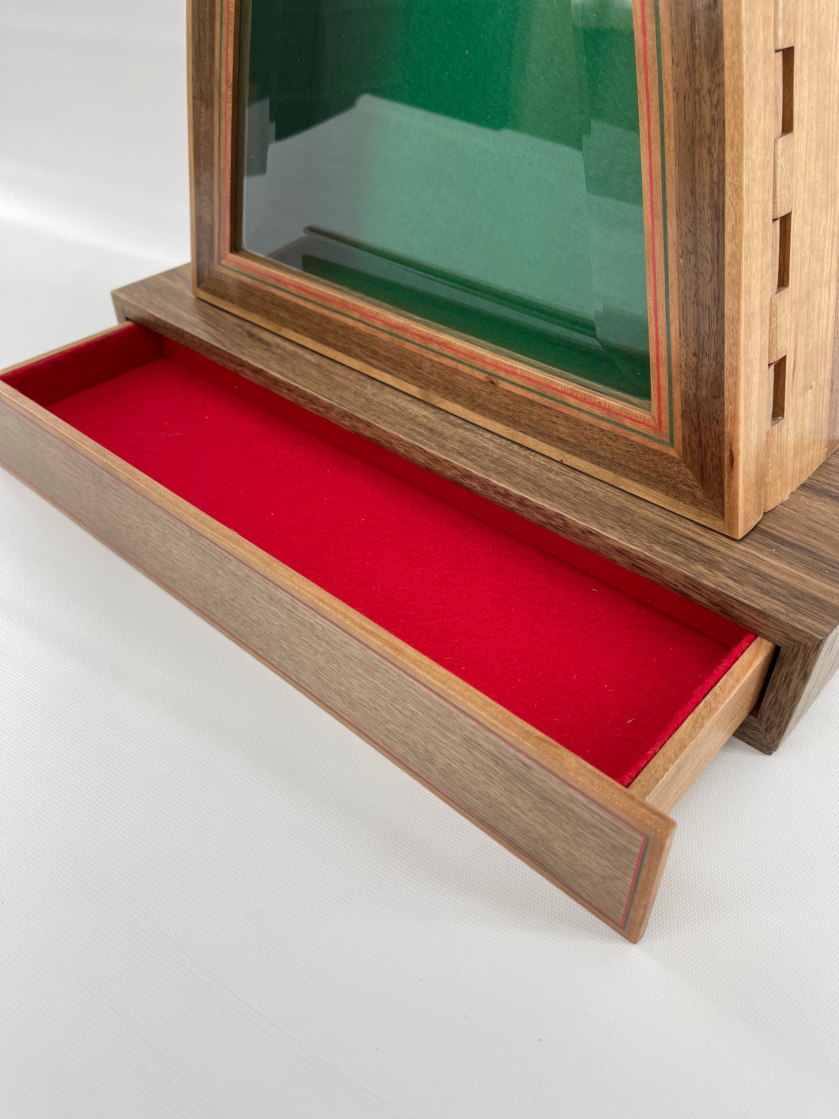 Wooden Triangle Display TreeToBox